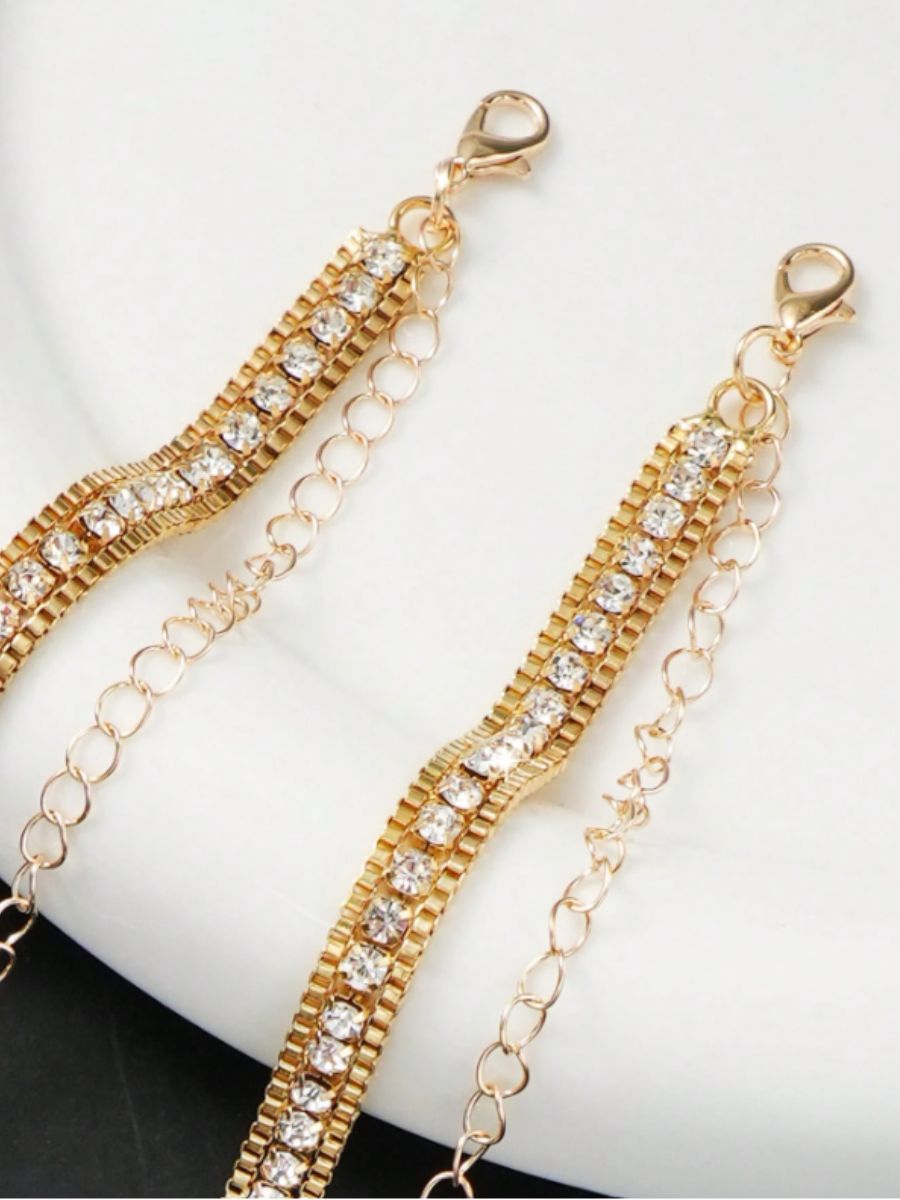 Les Bretelles de soutien-gorge en strass cristal