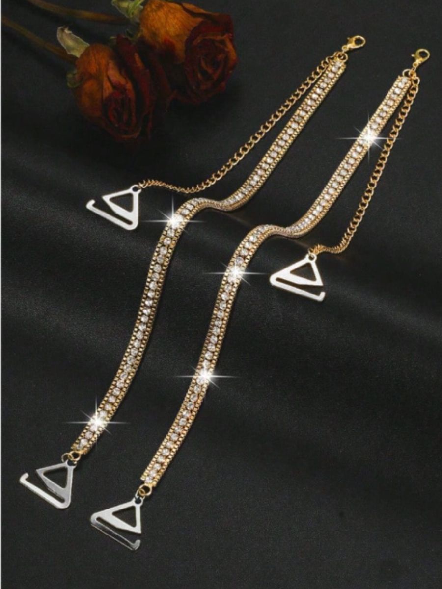 Les Bretelles de soutien-gorge en strass cristal