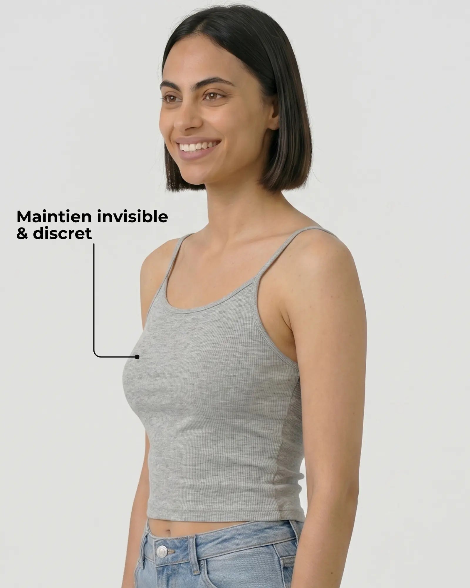 Le Débardeur avec Brassière Intégrée – Fines Bretelles