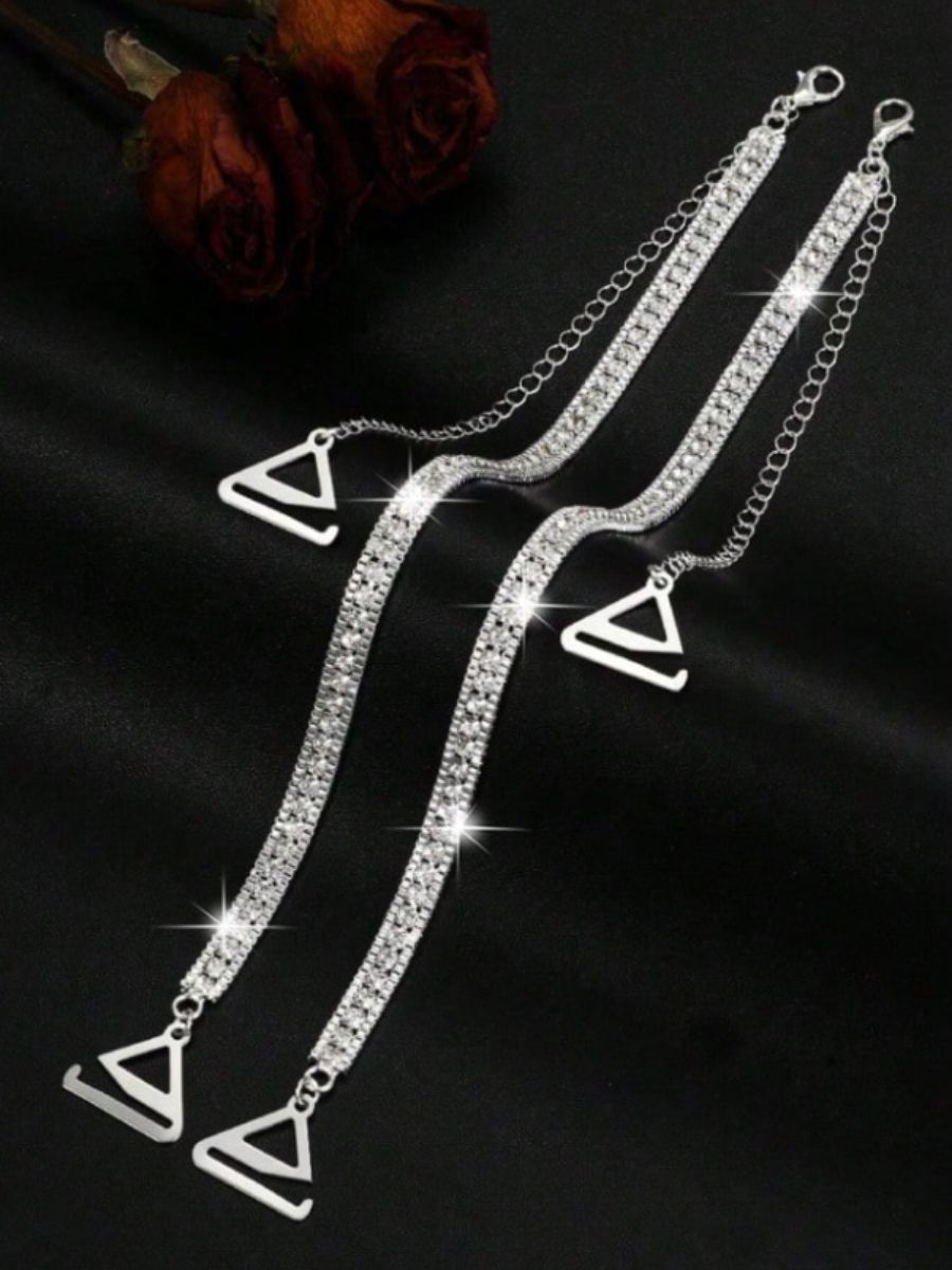 Les Bretelles de soutien-gorge en strass cristal