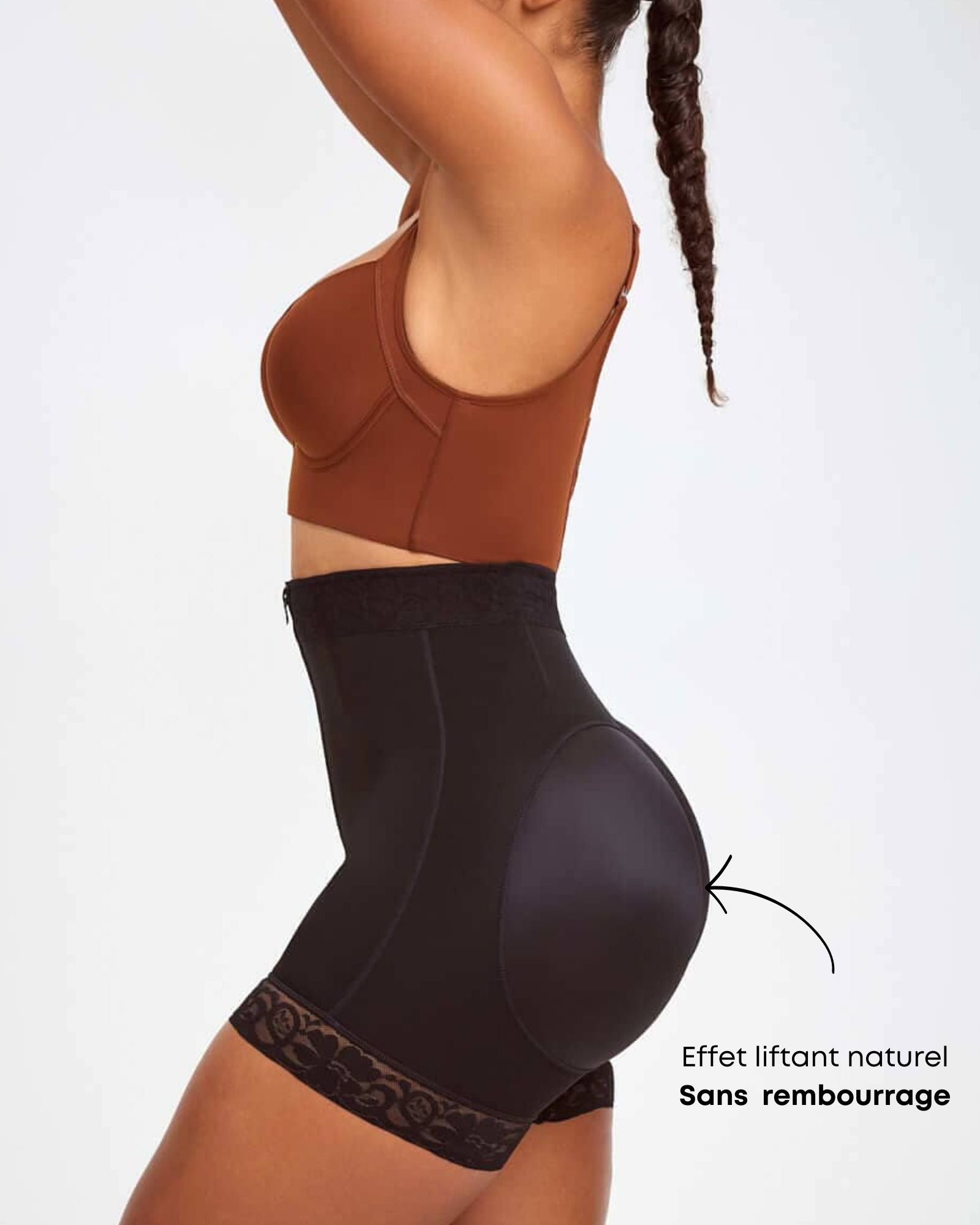 Le Shorty Gainant Fesses Liftées - Sans rembourrage