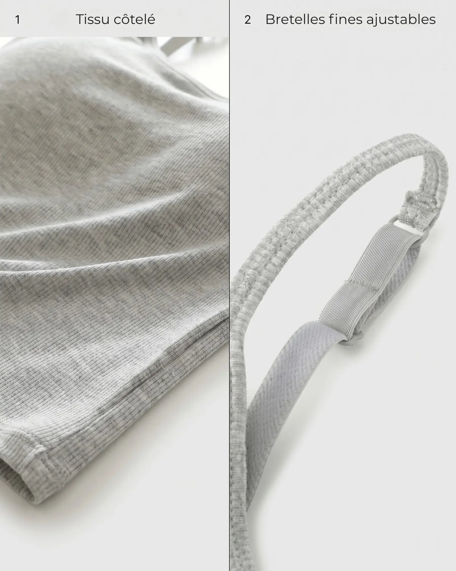 Le Débardeur avec Brassière Intégrée – Fines Bretelles