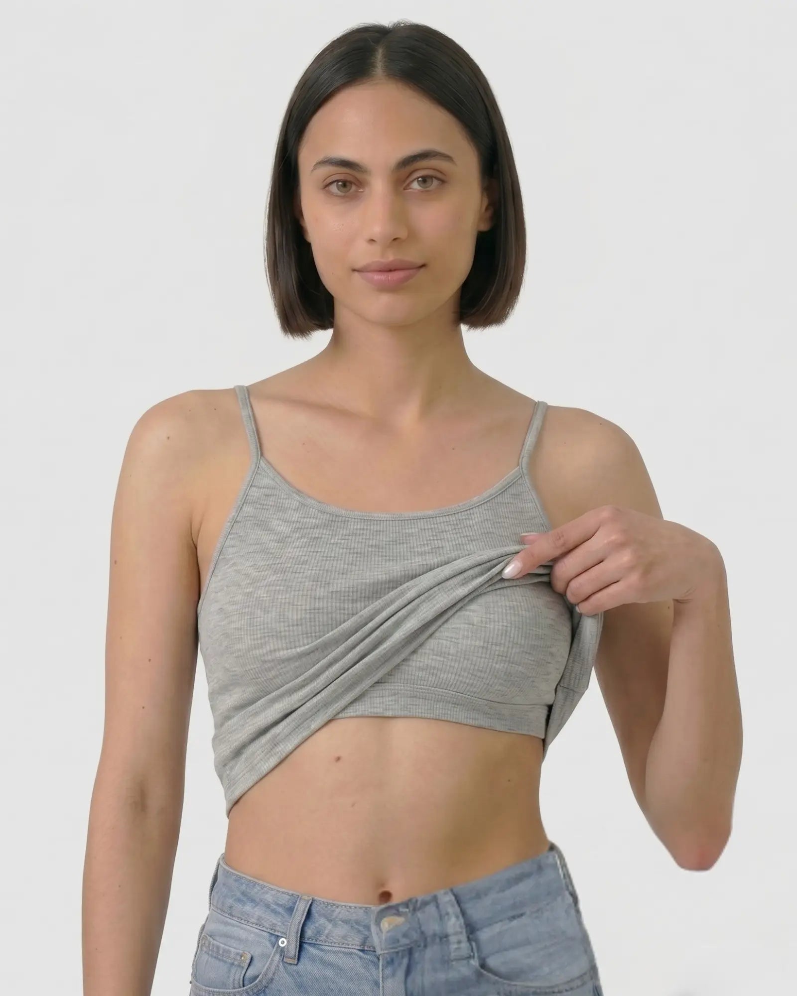 Le Débardeur avec Brassière Intégrée – Fines Bretelles