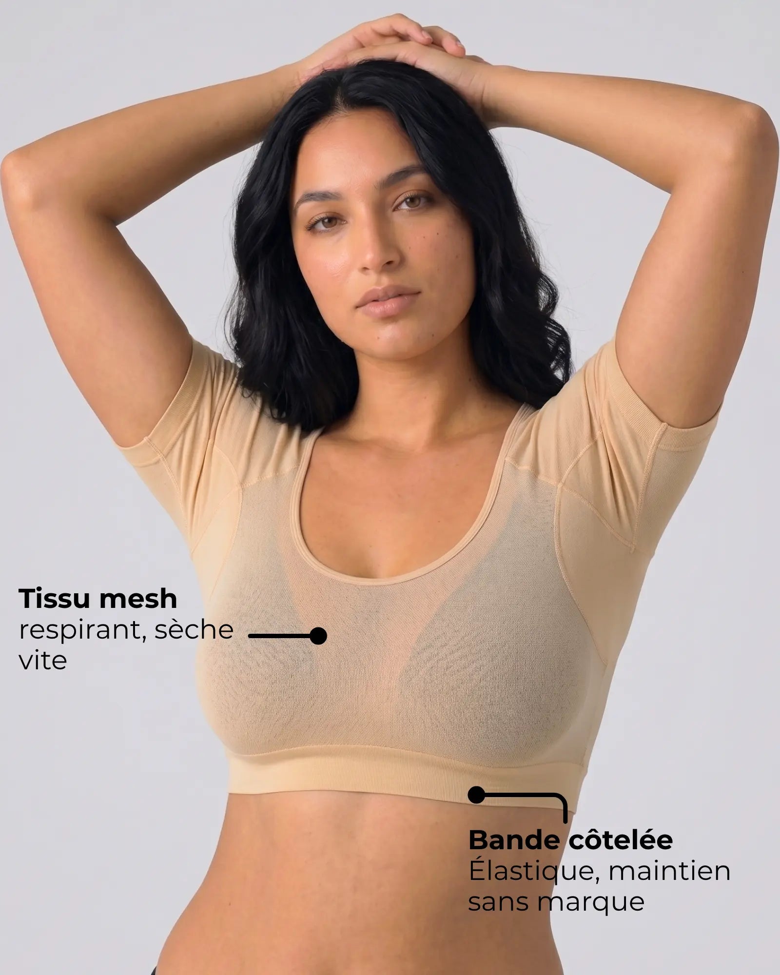 Le Haut Anti-Transpiration Invisible - Coton