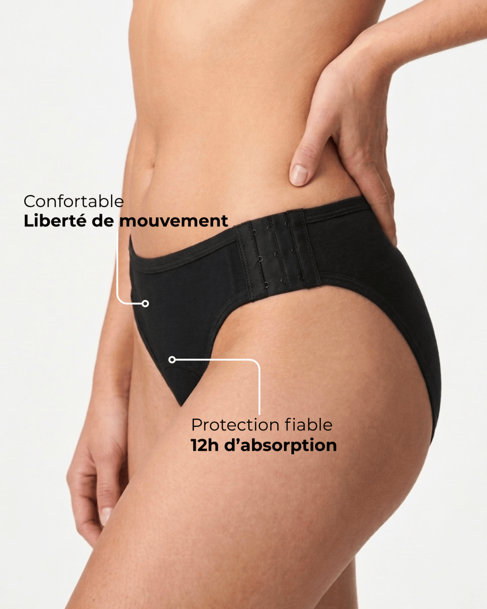 La Culotte Menstruelle Détachable en Coton – Flux Abondant - culotte menstruelle | Subody