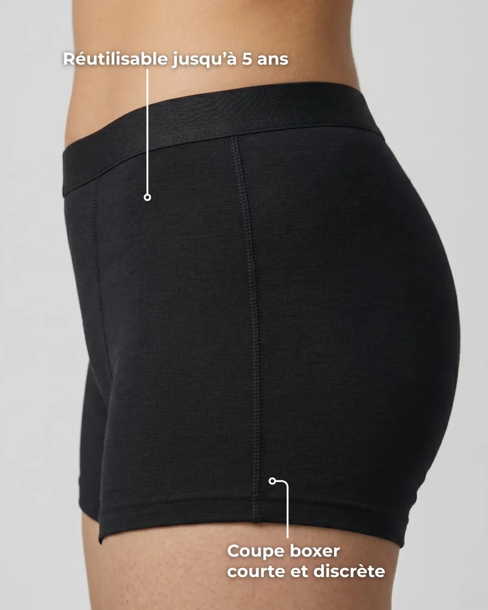 Le Boxer Menstruel Coton – Flux Abondant - menstruelle | Subody