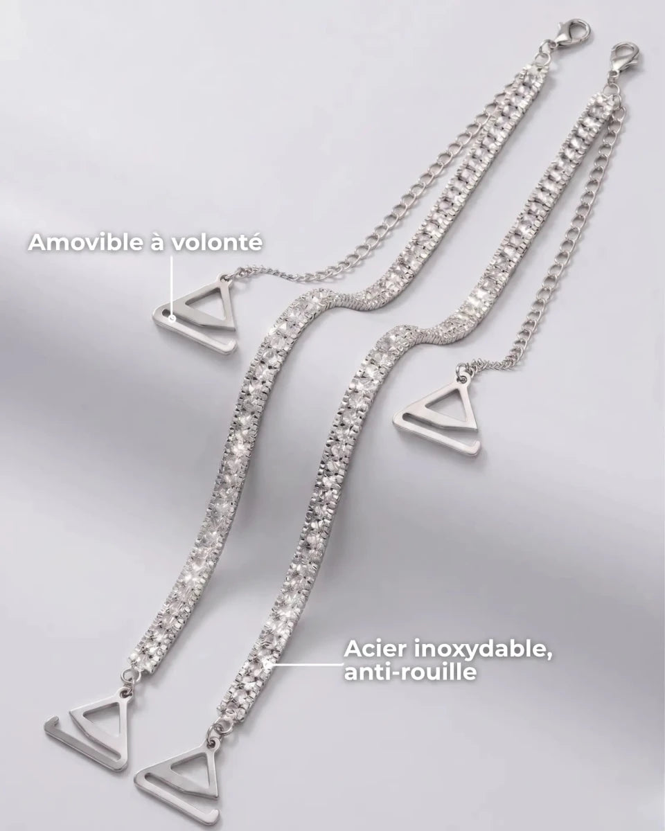 Les Bretelles Strass Cristal - bretelles | Subody