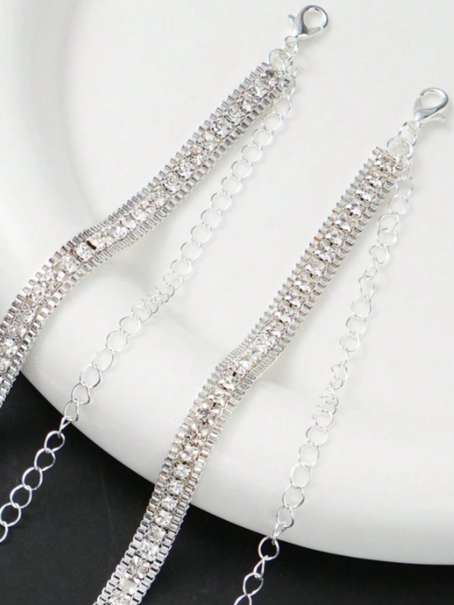 Les Bretelles de soutien-gorge en strass cristal