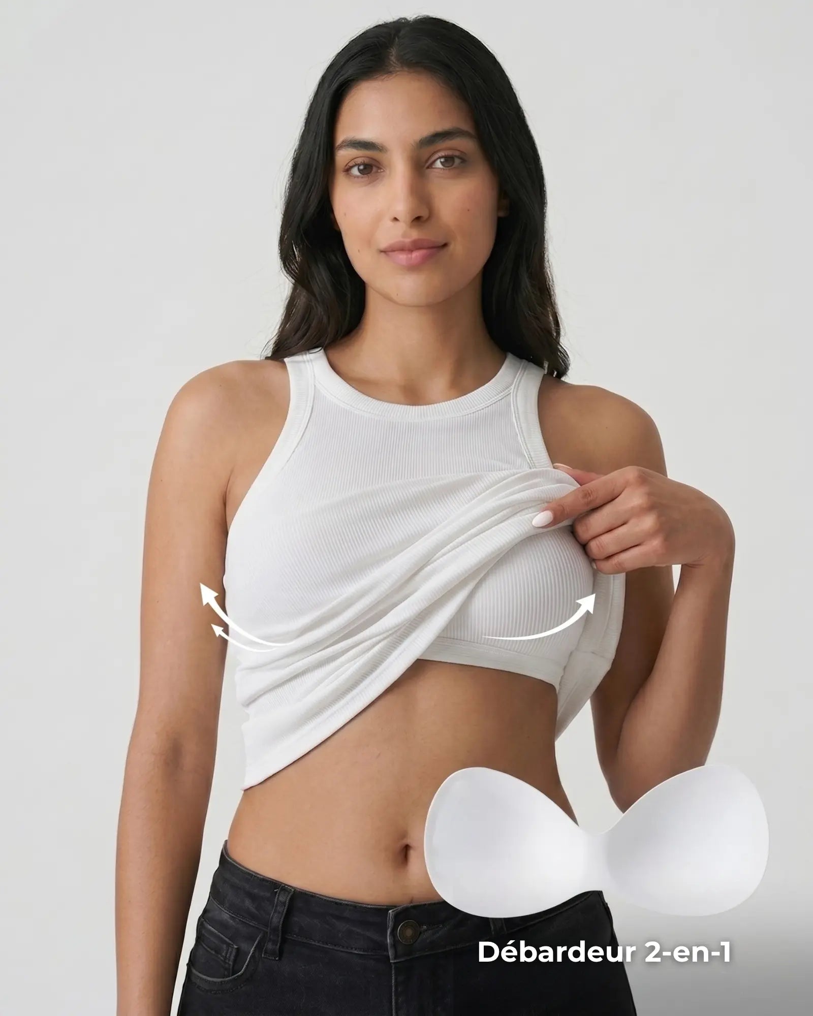 Le Débardeur Essentiel avec Brassière Intégrée – Larges Bretelles
