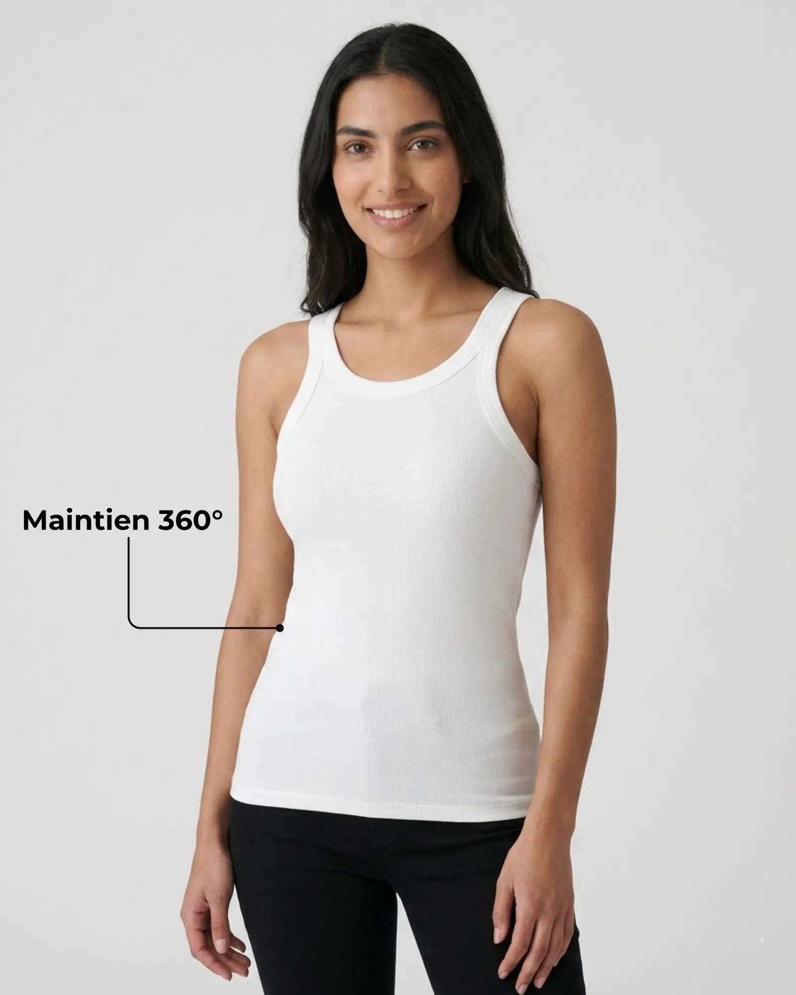 Le Débardeur Essentiel avec Brassière Intégrée – Larges Bretelles