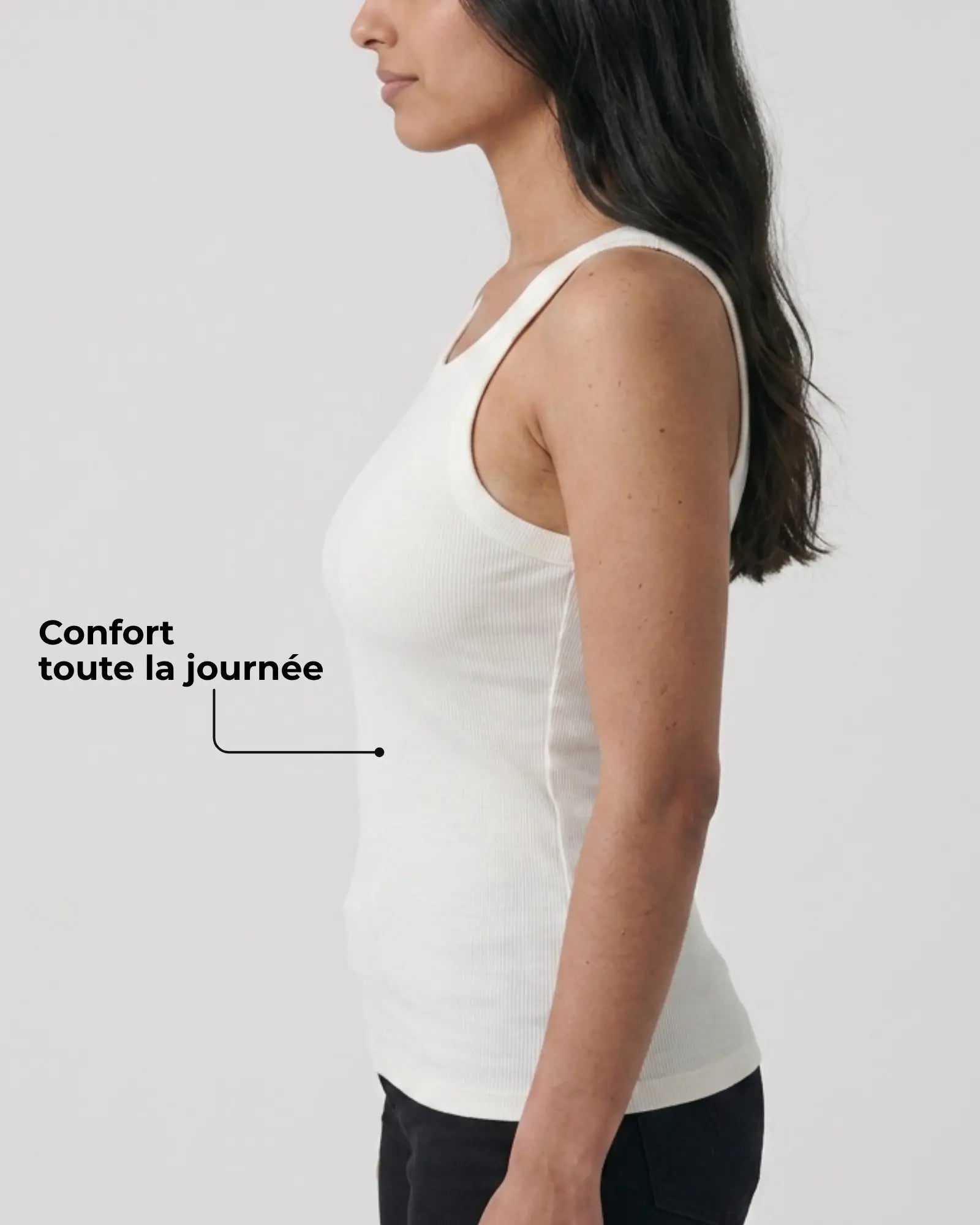 Le Débardeur Essentiel avec Brassière Intégrée – Larges Bretelles