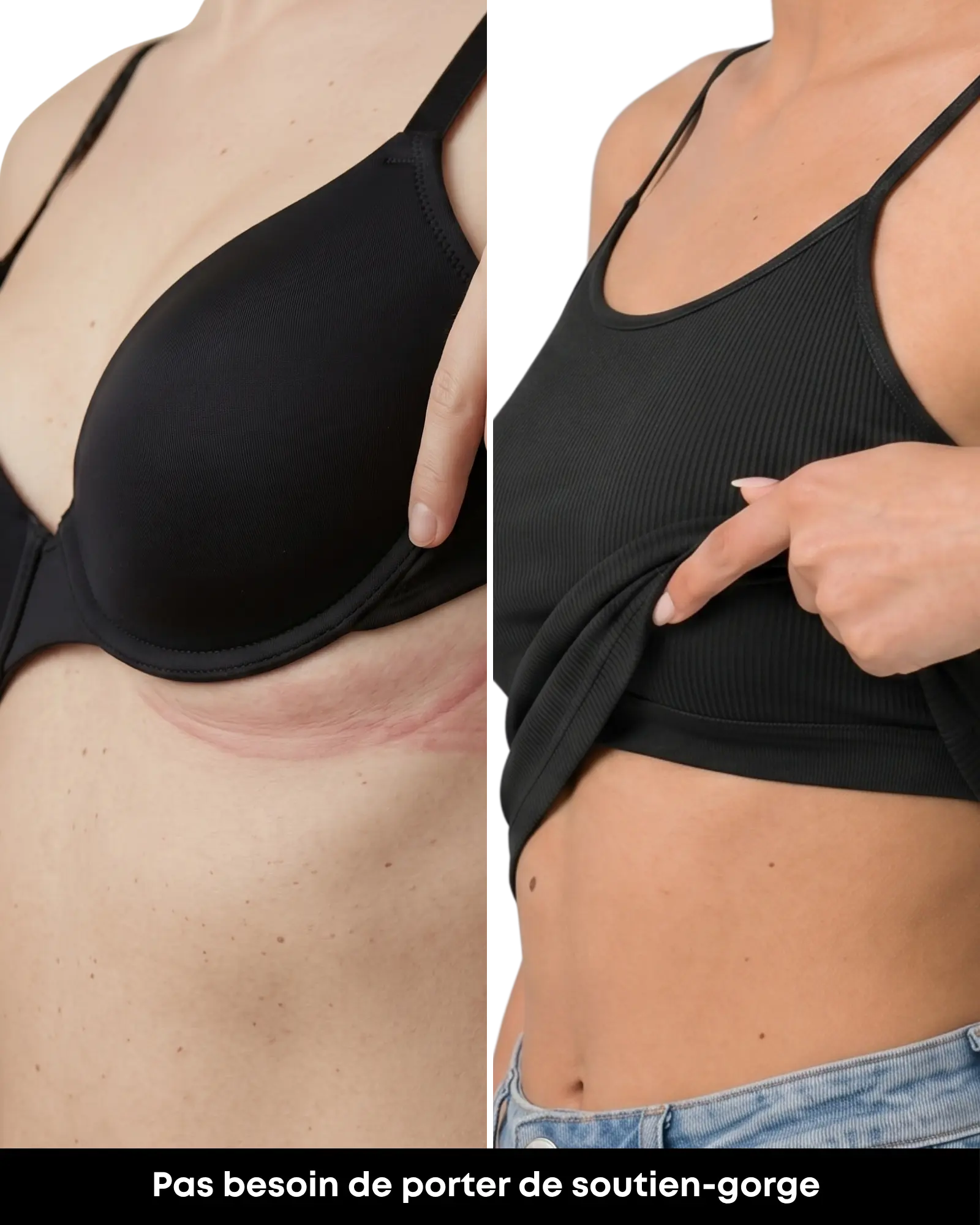 Le Débardeur avec Brassière Intégrée – Fines Bretelles