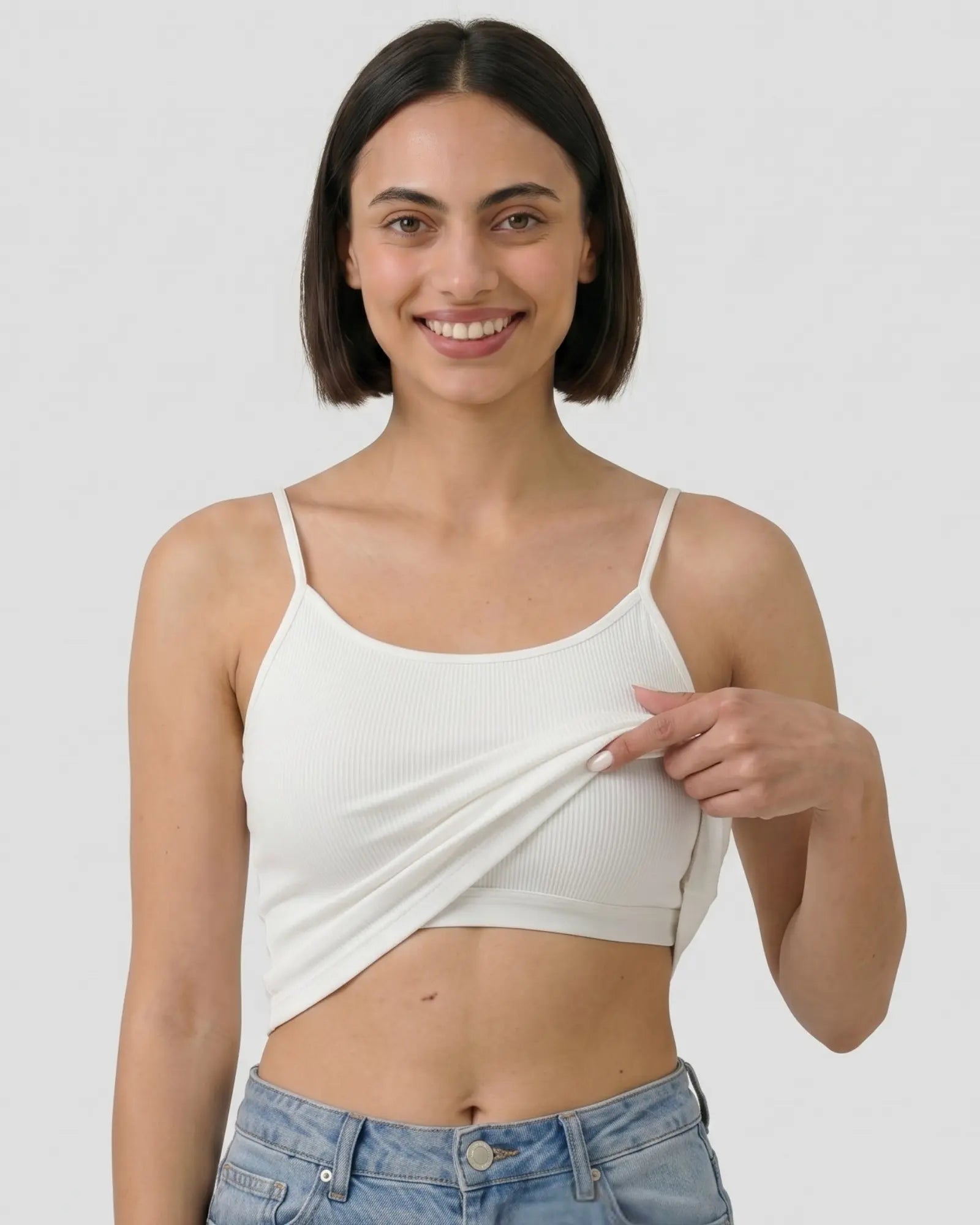Le Débardeur avec Brassière Intégrée – Fines Bretelles