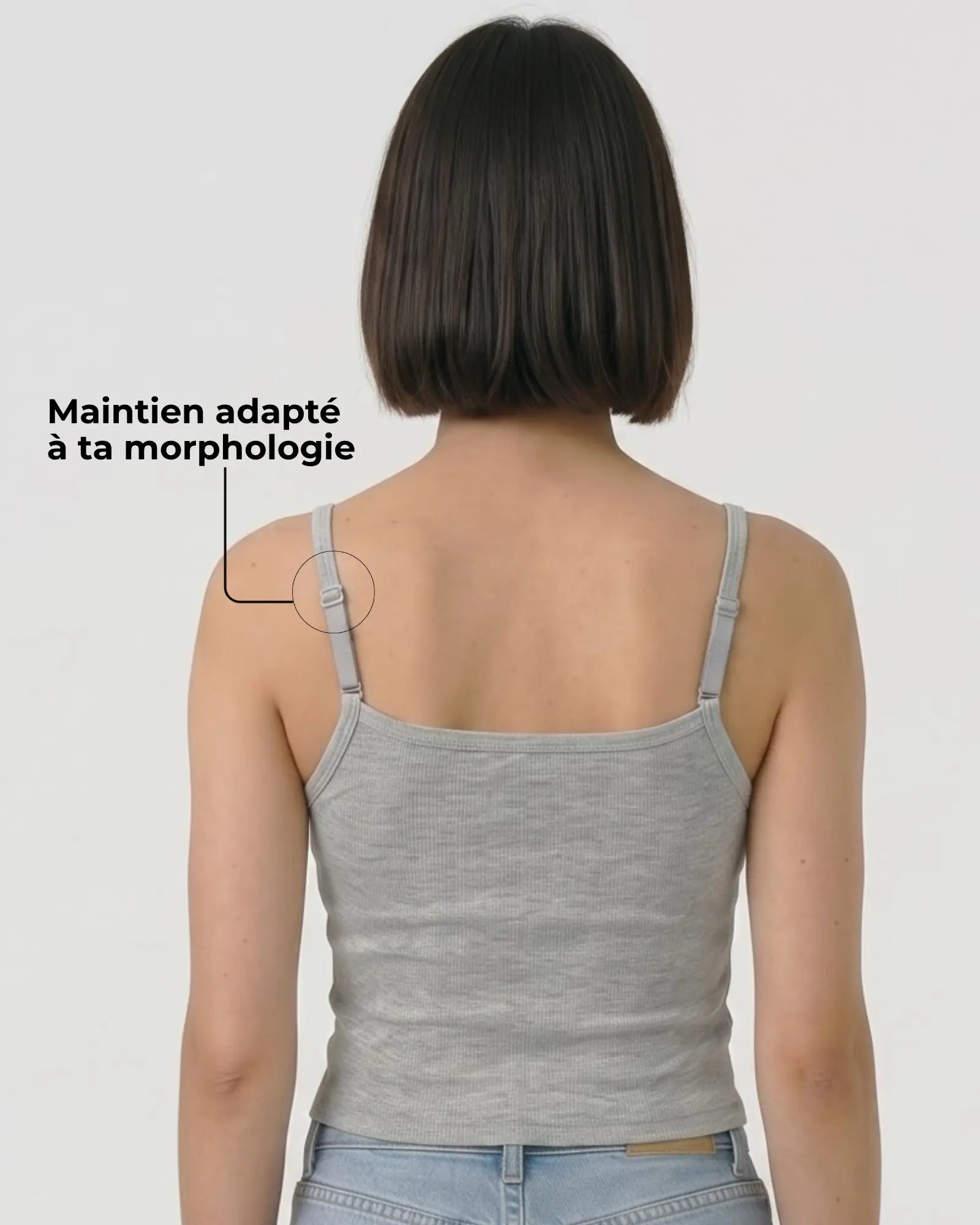 Le Débardeur avec Brassière Intégrée – Fines Bretelles