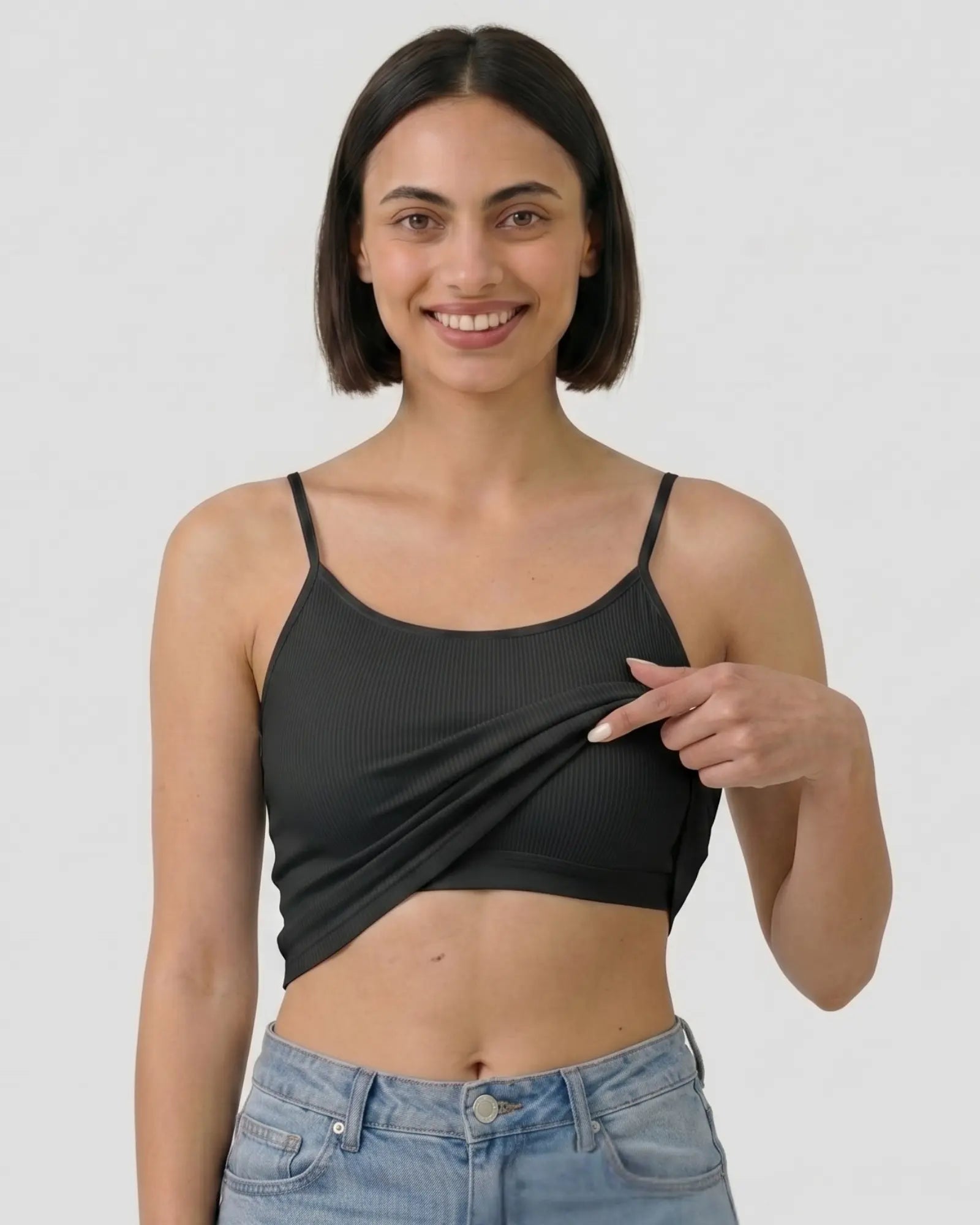 Le Débardeur avec Brassière Intégrée – Fines Bretelles