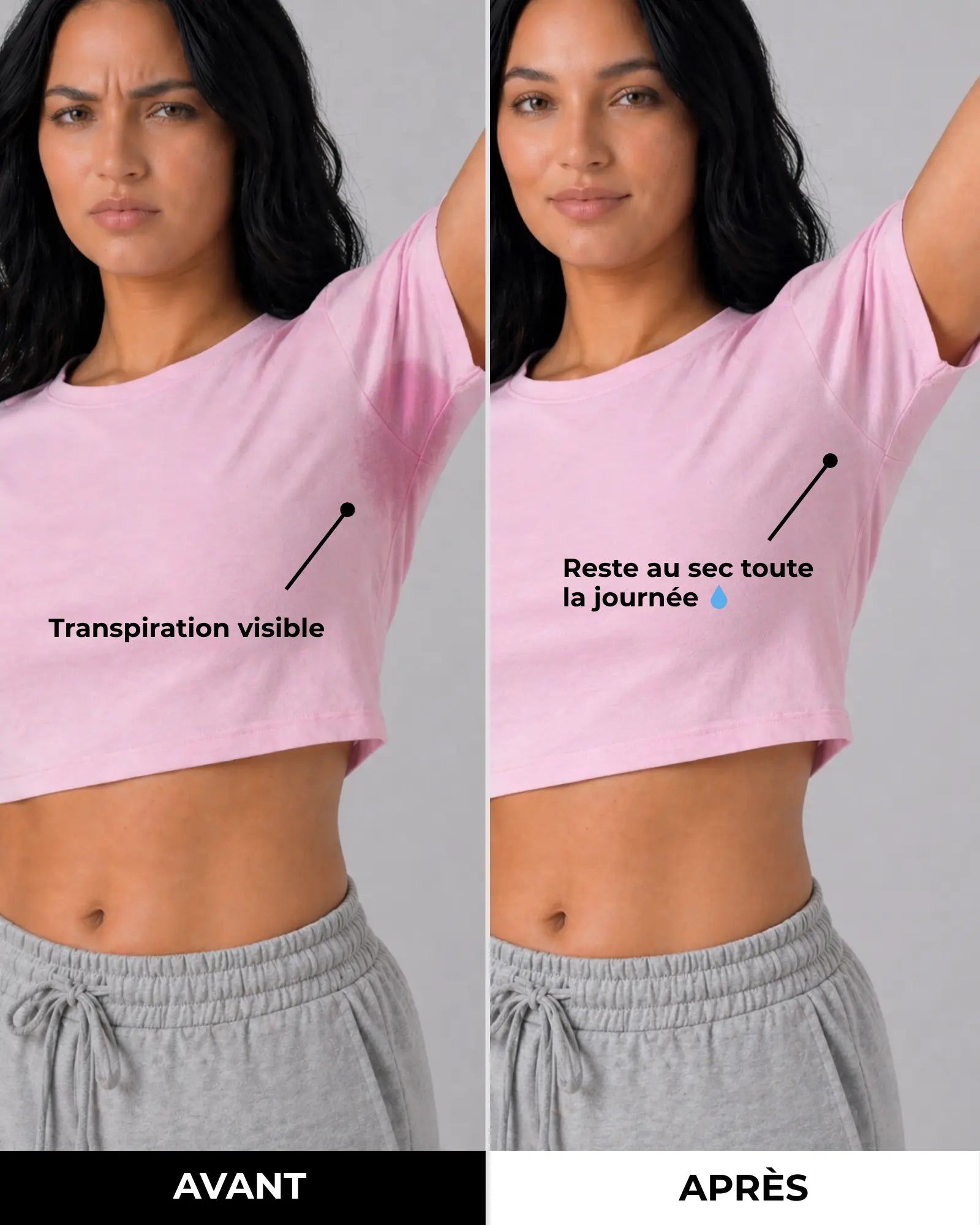 Le Haut Anti-Transpiration Invisible - Coton