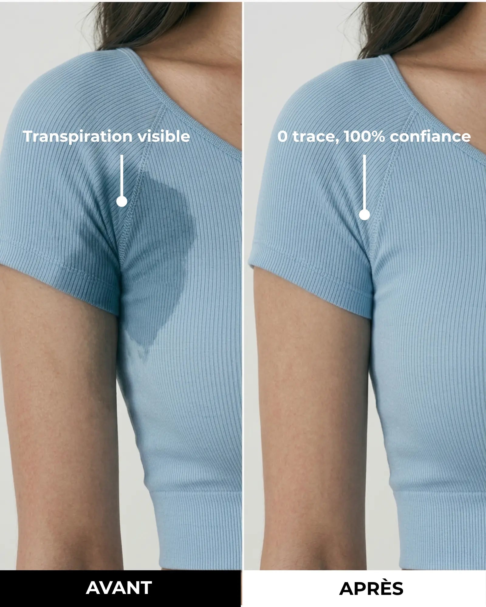 Le Haut Anti-Transpiration Invisible - Coton