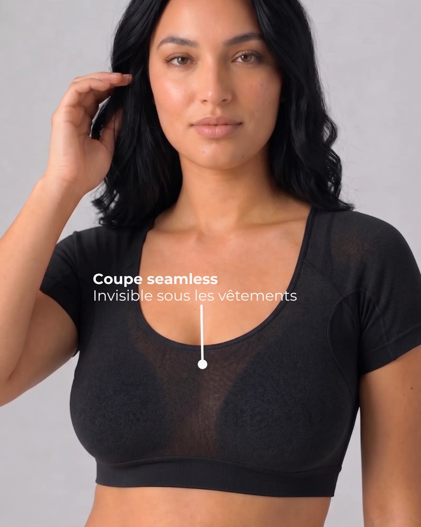 Le Haut Anti-Transpiration Invisible - Coton