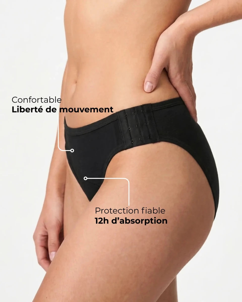 La Culotte Menstruelle Coton Détachable – Flux Abondant - culotte menstruelle | Subody