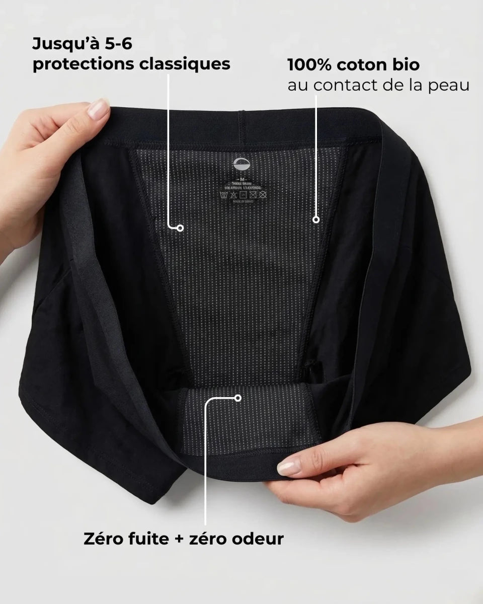 Le Boxer Menstruel Coton – Flux Abondant - menstruelle | Subody