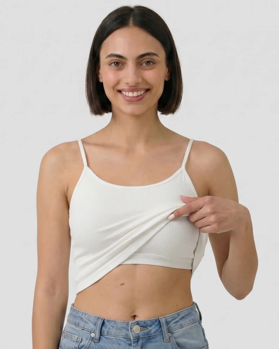 Le Débardeur avec Brassière Intégrée – Fines Bretelles - | Subody