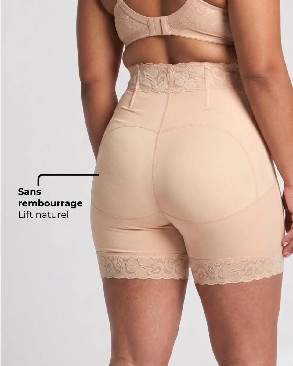 Le Shorty Gainant Fesses Liftées - Sans rembourrage - gaine | Subody