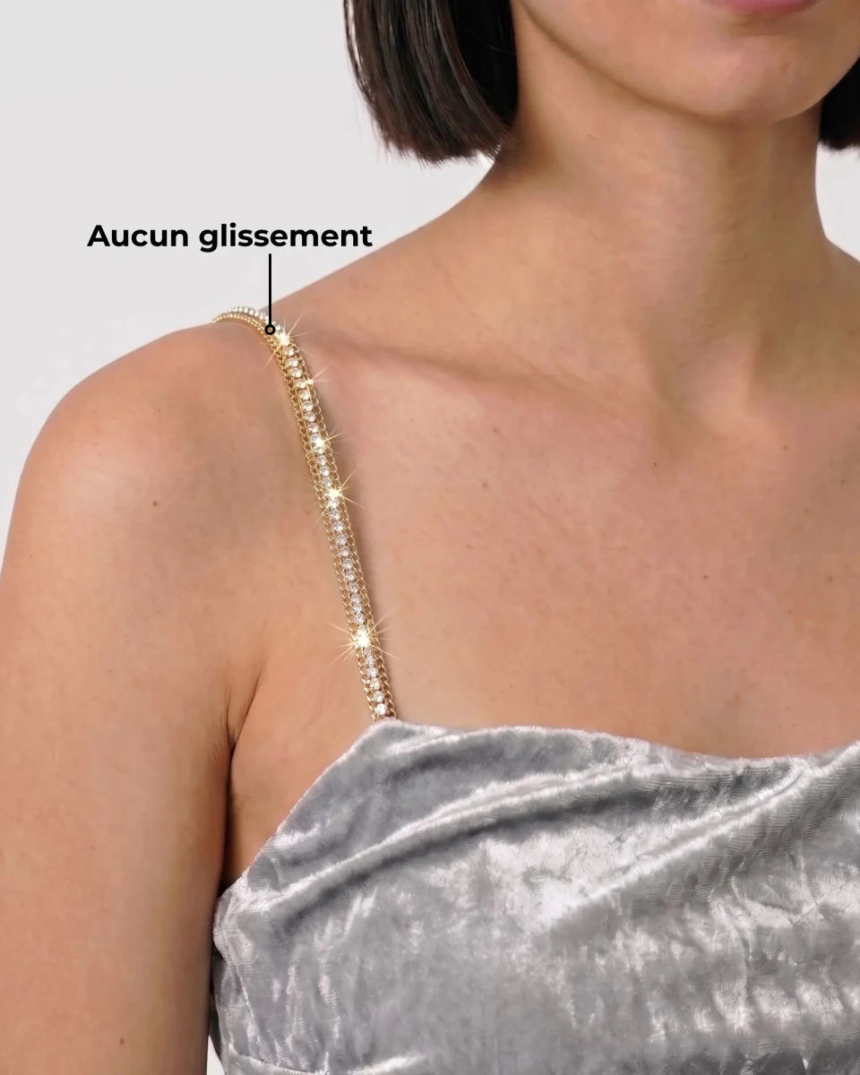 Les Bretelles Strass Cristal - bretelles | Subody