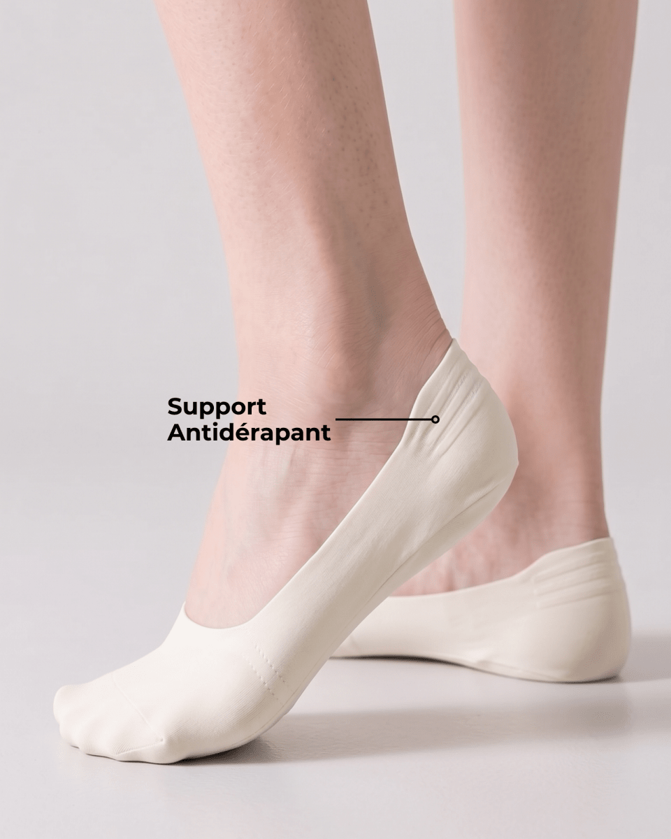 Les Chaussettes Invisibles Antidérapantes - chaussette | Subody
