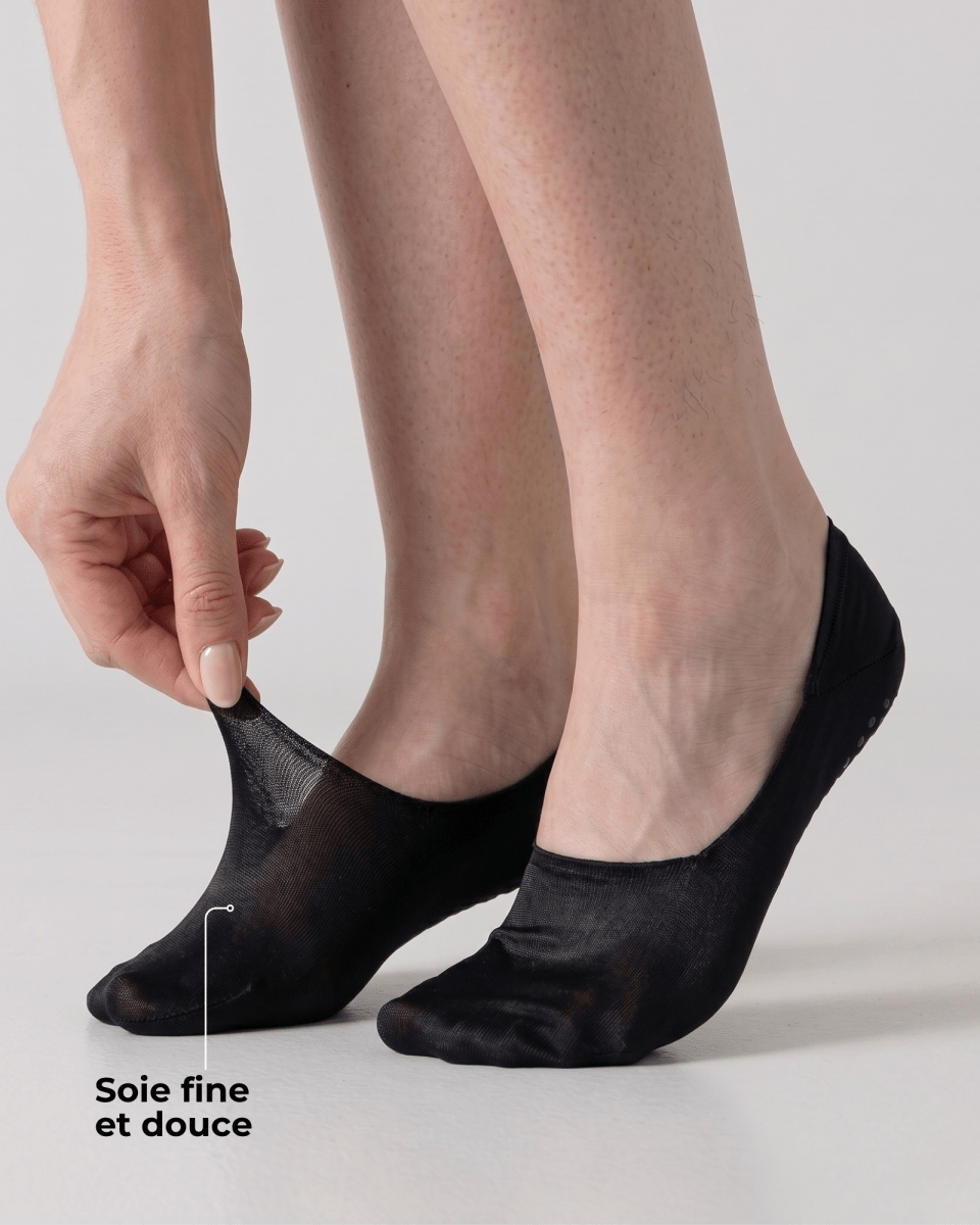 Les Chaussettes Invisibles Antidérapantes - chaussette | Subody